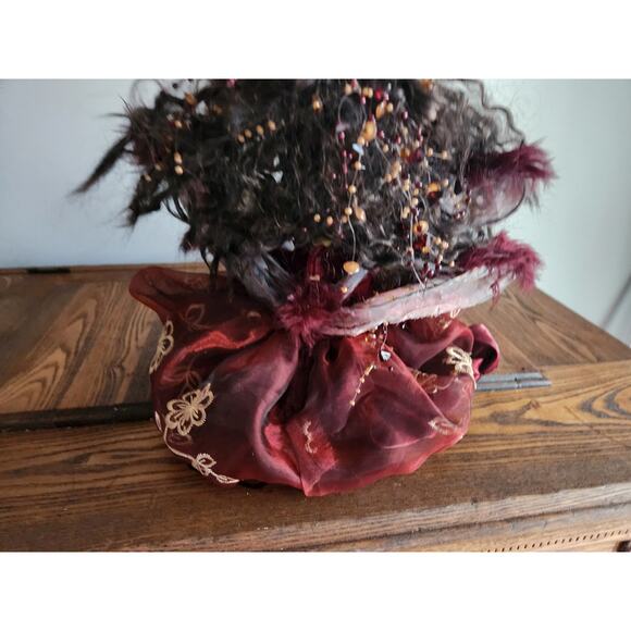 Vtg 90's Shelf Sitter Fairy Porcelain Doll W/Wings 12"T - Picture 7 of 8